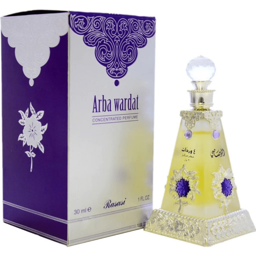 Arba Wardat Perfume Oil - 30ml by Rasasi